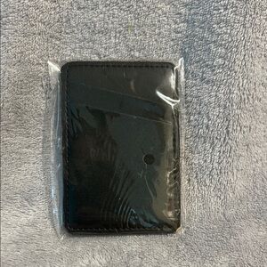 NEW Black Stick On Card Holder for Back of Cellphone